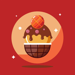 Highlight the importance of chocolate in your life with our vector poster template for World Chocolate Day.
