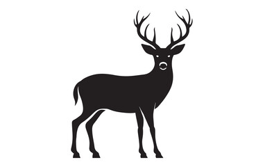 Deer vector and illustration, Deer in flat style image vector image