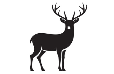 Deer vector and illustration, Deer in flat style image vector image