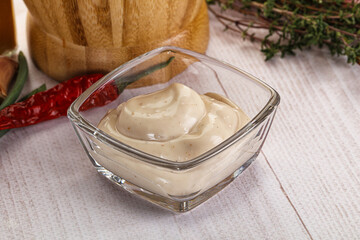 Burger sauce in the bowl