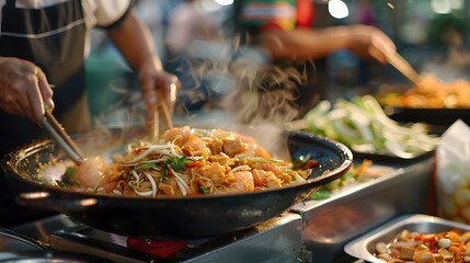 Pad-Thai street food