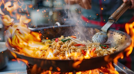 Pad-Thai street food