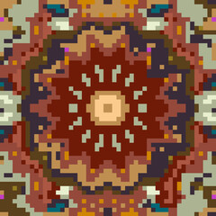 Flower Mandalas. Vintage decorative elements