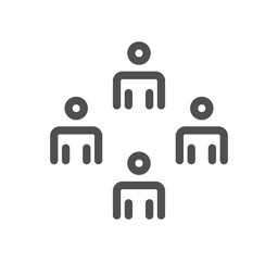 Business management related icon outline and linear vector.	
