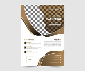 Business flayer form template. modern flayer template. professional flayer design.