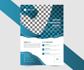 Business flayer form template. modern flayer template. professional flayer design.
