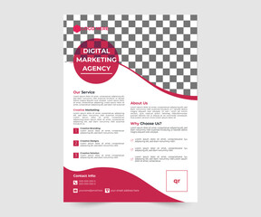 Business flayer form template. modern flayer template. professional flayer design.