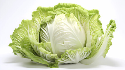cabbage isolated on white background