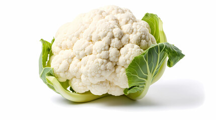 cauliflower isolated on white background