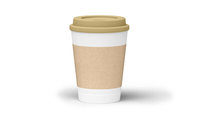 Blank coffee cup mockup