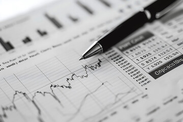Corporate business strategy session on investment and profit maximization highlighting financial analysis and growth