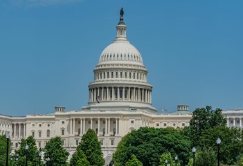 Fototapeta premium Early Evening at the US Capitol Building, Washington DC USA