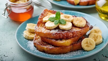 Pankeke desayuno saludable miel