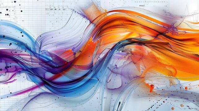 Educational chart Fluid Dynamics detailing principles of fluid flow Bernoulli's equation and viscosity with visuals of streamline flow turbulence and common applications in aerodynamics and hydraulics