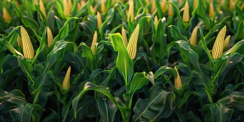 Naklejka premium Field of corn