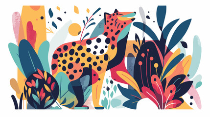 Fototapeta premium Abstract Vector Graphic - Background - Wallpaper - Art