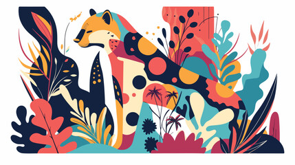 Obraz premium Abstract Vector Graphic - Background - Wallpaper - Art