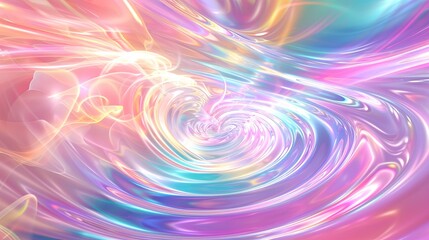 Obraz premium Abstract Colorful Swirl Background. Vibrant Liquid Art