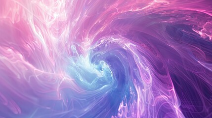 Fototapeta premium Abstract Swirling Pastel Nebula, Vibrant Purple and Blue Background Image