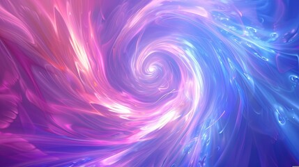Fototapeta premium Abstract Swirling Vortex of Blue and Pink Light, Background or Texture