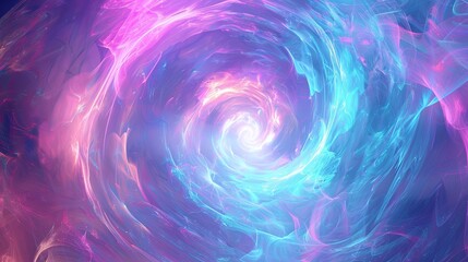Vivid, swirling abstract background in blue and purple hues, evoking cosmic energy, nebula, or a portal. Ideal for digital art, backgrounds, posters.