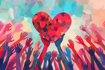 Kindness Day Concept background, Celebrating World Kindness Day, Embracing Compassion and Good Deeds, The Power of Kindness, How Random Acts of Kindness Shape Our World on Kindness Day