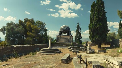 Explore ancient Greek observatory where Hipparchus cataloged stars and developed the concept of precession a cornerstone in the history of astronomy ideal for stargazers and science buffs