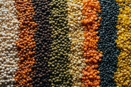 Different types of Pulse's background, A Comprehensive Guide, Exploring the Varieties and Benefits of Pulses