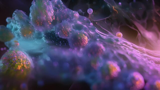 A microscopic look at the precise arrangement of apical meristem cells within the stem forming a pattern of individual growth nodes.