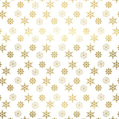 Golden Christmas Pattern Background