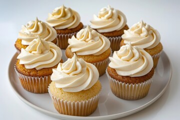 Champagne-Flavored Cupcakes with Elegant Italian Buttercream