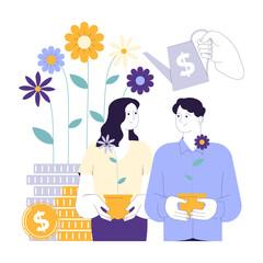 Social equity. Equal wealth distribution for better future and equal opportunities