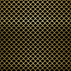 Classic gold Art Deco Seamless Pattern. Geometric Stylish Texture. Abstract Retro Vector Texture  for cover, textile, fabric, interior, paper, wrapping, wallpaper, print, background.