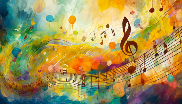 abstract music background