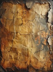 Naklejka premium Burned and Cracked Paper Texture