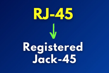 RJ-45 Meaning, Registered Jack-45