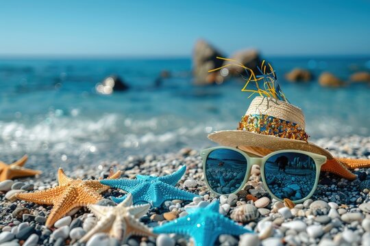 Joyful celebration: happy buon ferragosto, enjoying summer at sea, and relaxing on beach, embracing warmth, festivities, and the cherished traditions of this italian holiday.
