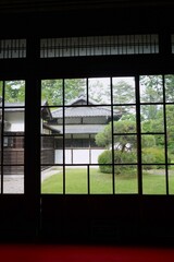 日本の東京にある古い建築