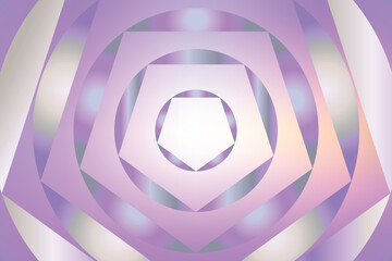 geometric purple abstract pattern background with concentric shapes and soft gradients, ideal for modern design projects.
