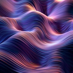 Obraz premium 3d abstract background with lines like landscape
