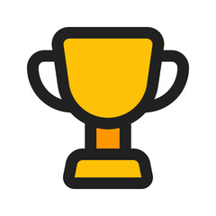 trophy line color icon