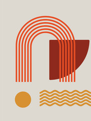 Abstract art for decoration and collection, printable and easy to edit