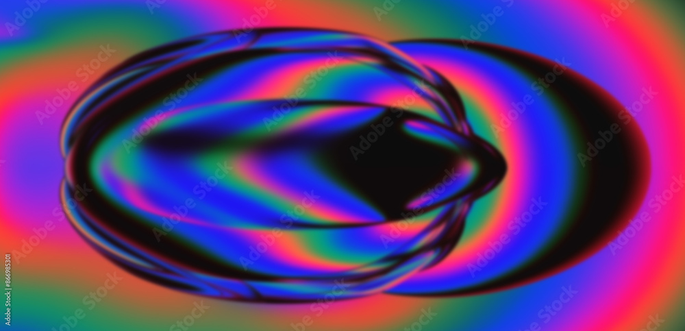 Aufkleber abstract background with blurred neon spots. conceptual modern art.