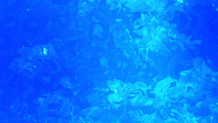 Clear cold blue water motion background.