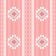 Seamless pattern of Aztec geometric pattern vector for background.