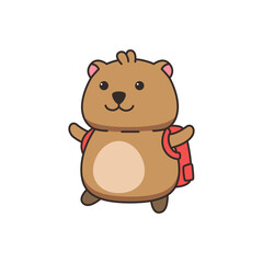 cute quokka illustration