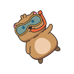 cute quokka illustration