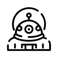 Obraz premium alien icon design