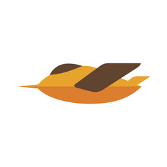 Mid century space age icon illustration