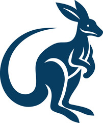 Kangaroo cartoon illustrations